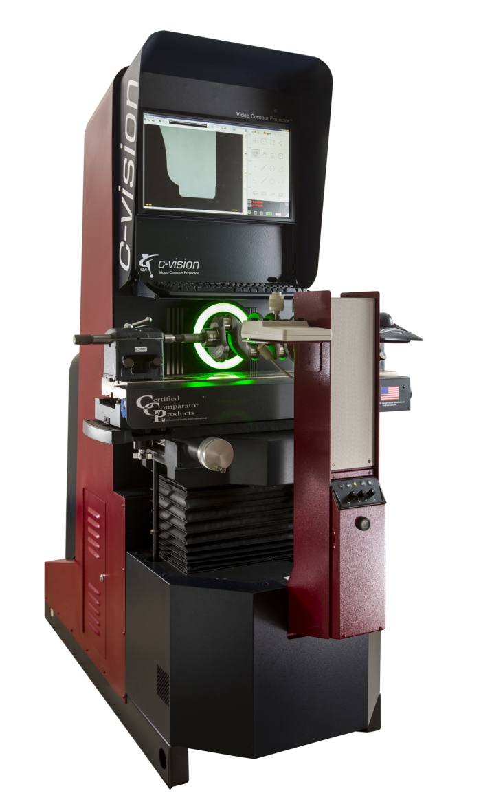 cvision floor model optical comparator GageSite