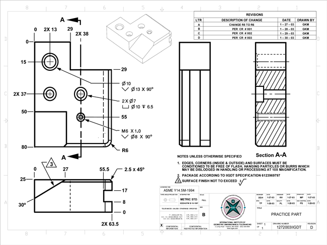 Introduction to Mechanical Drawings and GD&T